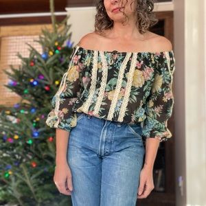 Vintage bohemian blouse